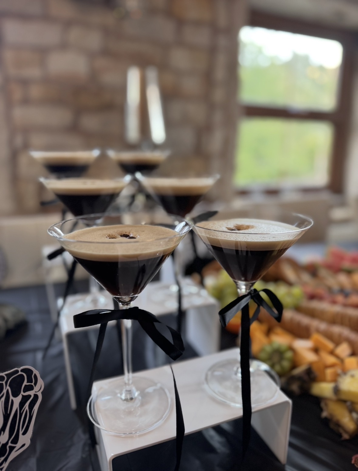 Espresso martini cocktails